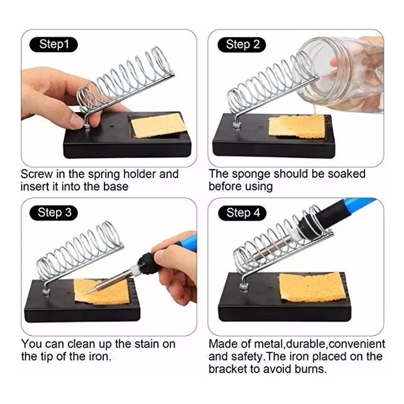 Kit Cautín Soldador Profesional Para Electrónica