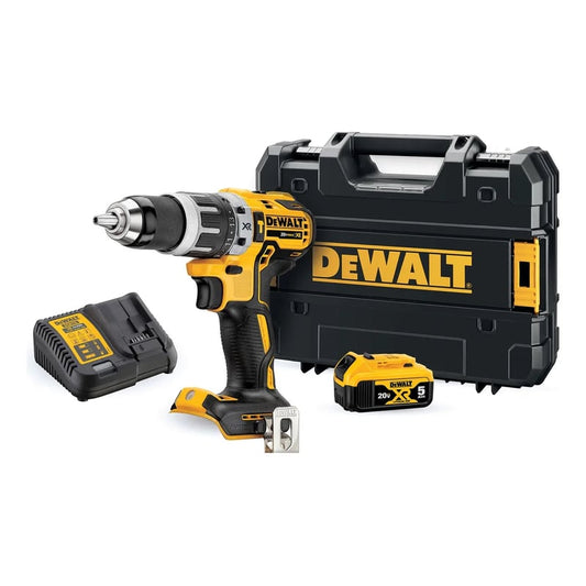 Taladro Percutor 20v S/carbones + 1 Bat 5ah Dewalt Dcd796p1