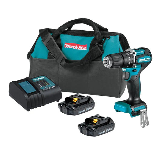 Taladro Percutor 18v Brushless Makita Dhp487 + 2 Baterias